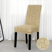 Simple Texture Pattern Dining Chair Cover