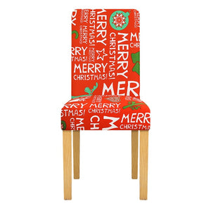 Winter Holiday Christmas Dining Chair Covers