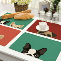 Peek-A-Boo Puppy Dog / Kitty Cat Table Placemat