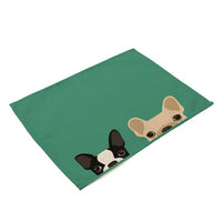 Peek-A-Boo Puppy Dog / Kitty Cat Table Placemat