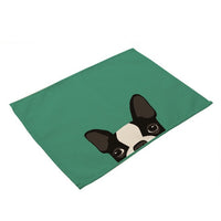 Peek-A-Boo Puppy Dog / Kitty Cat Table Placemat