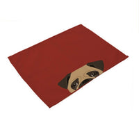 Peek-A-Boo Puppy Dog / Kitty Cat Table Placemat