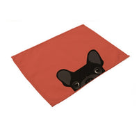 Peek-A-Boo Puppy Dog / Kitty Cat Table Placemat