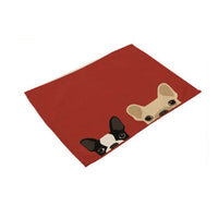 Peek-A-Boo Puppy Dog / Kitty Cat Table Placemat