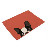 Peek-A-Boo Puppy Dog / Kitty Cat Table Placemat