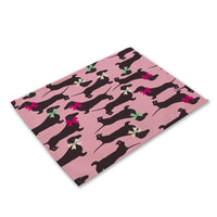 Cute Cartoon Puppy Dog Print Table Placemat