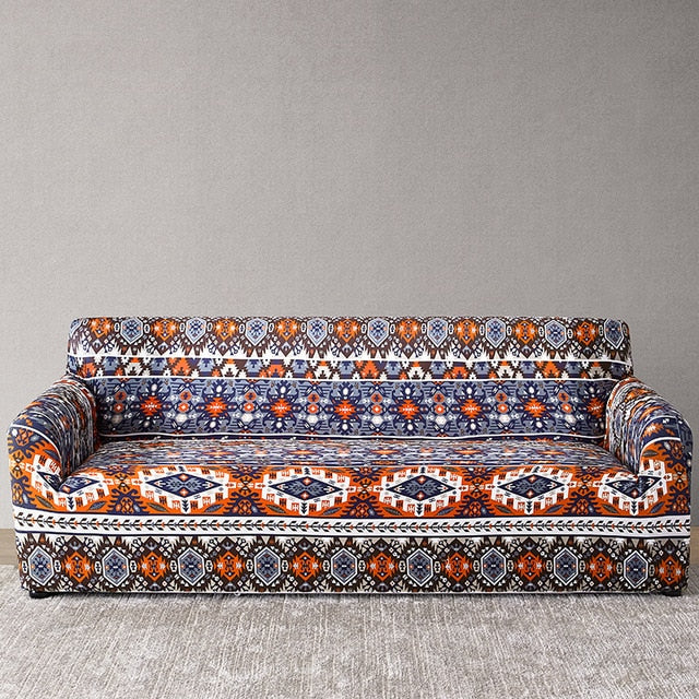 Multi-Color Boho Native Pattern Sofa Couch Cover