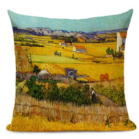 18" Van Gogh Art Print Painting Throw Pillow Cover