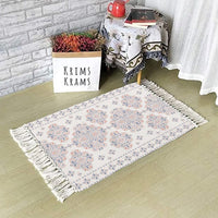 Woven Multi-Color Bohemian Pattern Accent Throw Rug