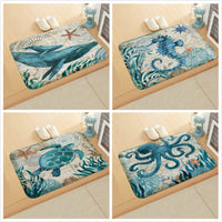 Mediterranean Sea Life Door / Floor Mat