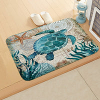 Mediterranean Sea Life Door / Floor Mat