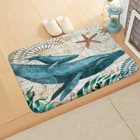 Mediterranean Sea Life Door / Floor Mat