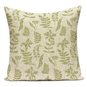 18" Vintage Wildflower Floral Print Throw Pillow Cover