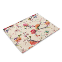 Multi-Color Flying Butterfly Print Table Placemat