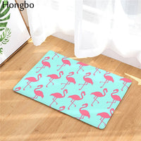 Multi-Color Tropical Pink Flamingo Door / Floor Mat