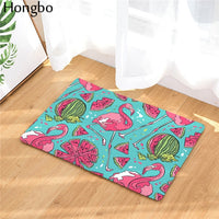 Multi-Color Tropical Pink Flamingo Door / Floor Mat