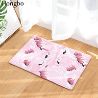 Multi-Color Tropical Pink Flamingo Door / Floor Mat