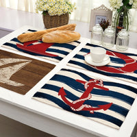 Simple Nautical Sailing / Ship Anchor Table Placemat