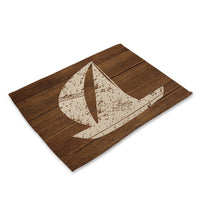 Simple Nautical Sailing / Ship Anchor Table Placemat