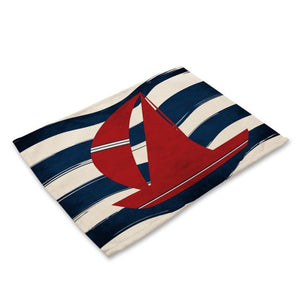 Simple Nautical Sailing / Ship Anchor Table Placemat