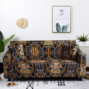 Vintage Floral Patchwork Pattern Sofa Couch Cover