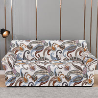 Multi-Color Abstract Floral Boho Sofa Couch Cover