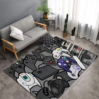 Kids Video Game Controller Gaming Area Rug Floor Mat