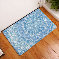 Multi-Color Bohemian Flower Print Door / Floor Mat