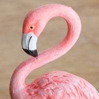 Pink Flamingo Resin Sculpture Figurine