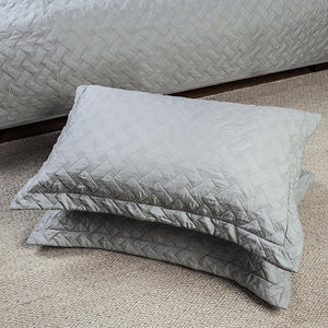 2/3-Piece Lattice Stitched Quilt Bedspread / Coverlet Set