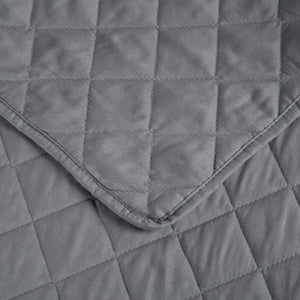 2/3-Piece Diamond Stitched Quilt Bedspread Coverlet Set