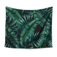 Tropical Palm Leaf Print Wall Tapestry