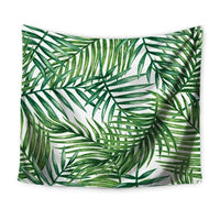 Tropical Palm Leaf Print Wall Tapestry
