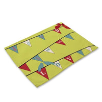 Contemporary Nordic Bird Print Table Placemat