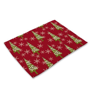 Red / Green Christmas Pattern Table Placemat