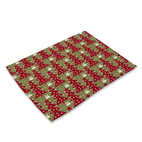Red / Green Christmas Pattern Table Placemat