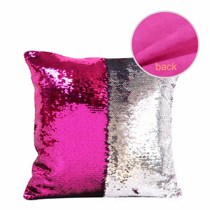 16" Color-Changing Sequin Throw Pillow Cover