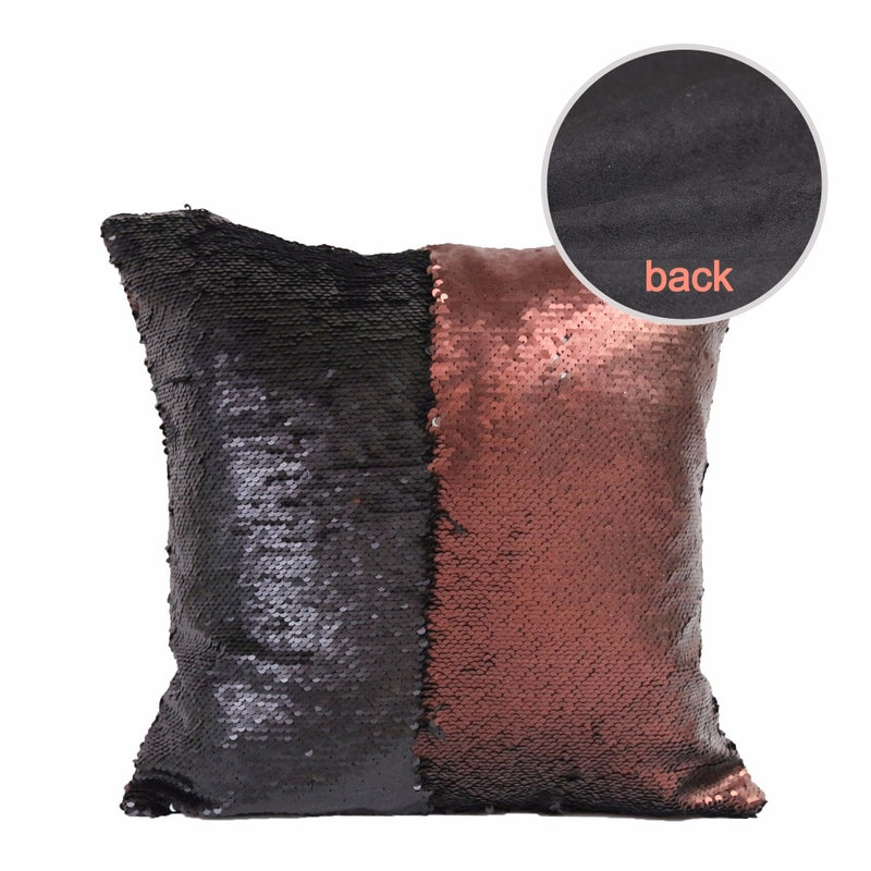 16" Color-Changing Sequin Throw Pillow Cover