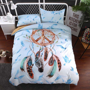 2/3-Piece Multi-Color Dreamcatcher Duvet Cover Bedding Set