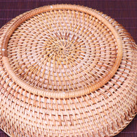 Multi-Purpose Round Wicker Rattan Storage Basket