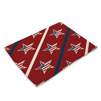 Stars & Stripes American Flag Pattern Table Placemat