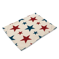 Stars & Stripes American Flag Pattern Table Placemat