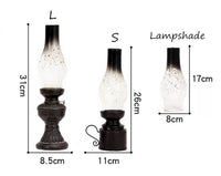 Retro-Style Vintage Resin Kerosene Lamp Candle Holder