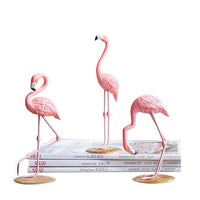 Pink Flamingo Resin Sculpture Figurine