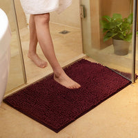 Thick Shaggy Non-Slip Chenille Bathroom Rug Floor Mat