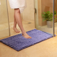 Thick Shaggy Non-Slip Chenille Bathroom Rug Floor Mat