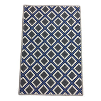 Abstract Geometric Pattern Printed Area Rug Floor Mat