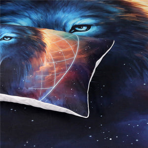 3-Piece Lunar Wolf Dream Catcher by JoJoes Duvet Set