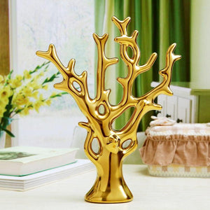Coral Tree Branch Sculpture / Jewelry Stand