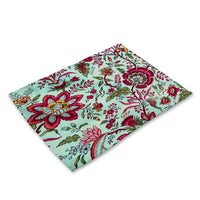 Multi-Color Floral Pattern / Paisley Table Placemat
